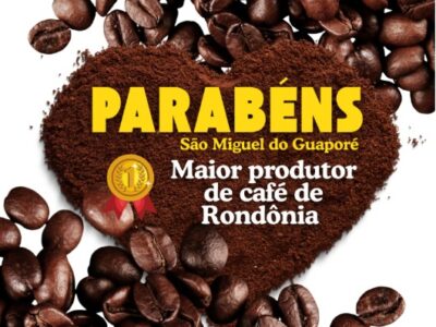 São Miguel do Guaporé lidera produção de café em Rondônia com 49.646 toneladas, segundo IBGE 2023