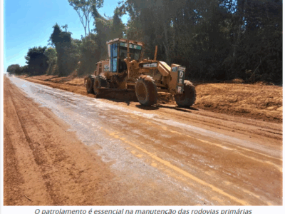 Linha 78 em São Miguel do Guaporé começa a ser recuperada pelo DER para maior segurança na trafegabilidade
