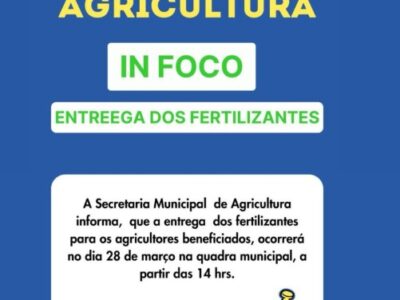 Agricultura em Foco: Entrega de Fertilizantes