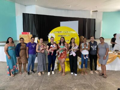 Agosto Dourado é celebrado com evento de incentivo à amamentação em São Miguel do Guaporé
