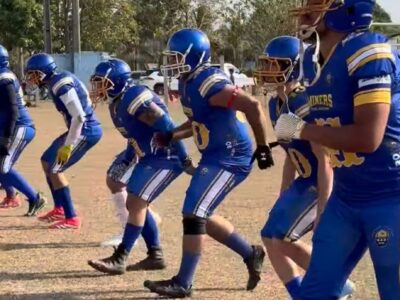 Partida de futebol americano agita São Miguel do Guaporé com duelo entre Miners e Cuiabá Arsenal