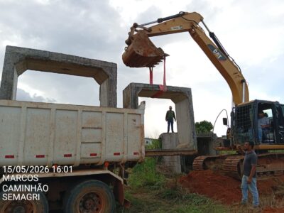 SEMAGRI realiza distribuição de aduelas para melhorias nas linhas vicinais de São Miguel do Guaporé.
